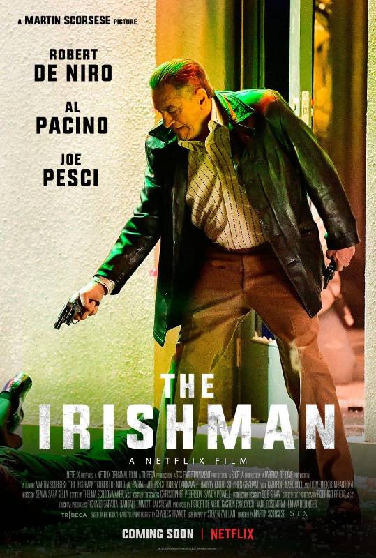 Netflix objavio datum izlaska za Martin Scorseseov 'The Irishman'