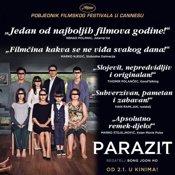 Kritičari su složni: "Parazit" je film godine!