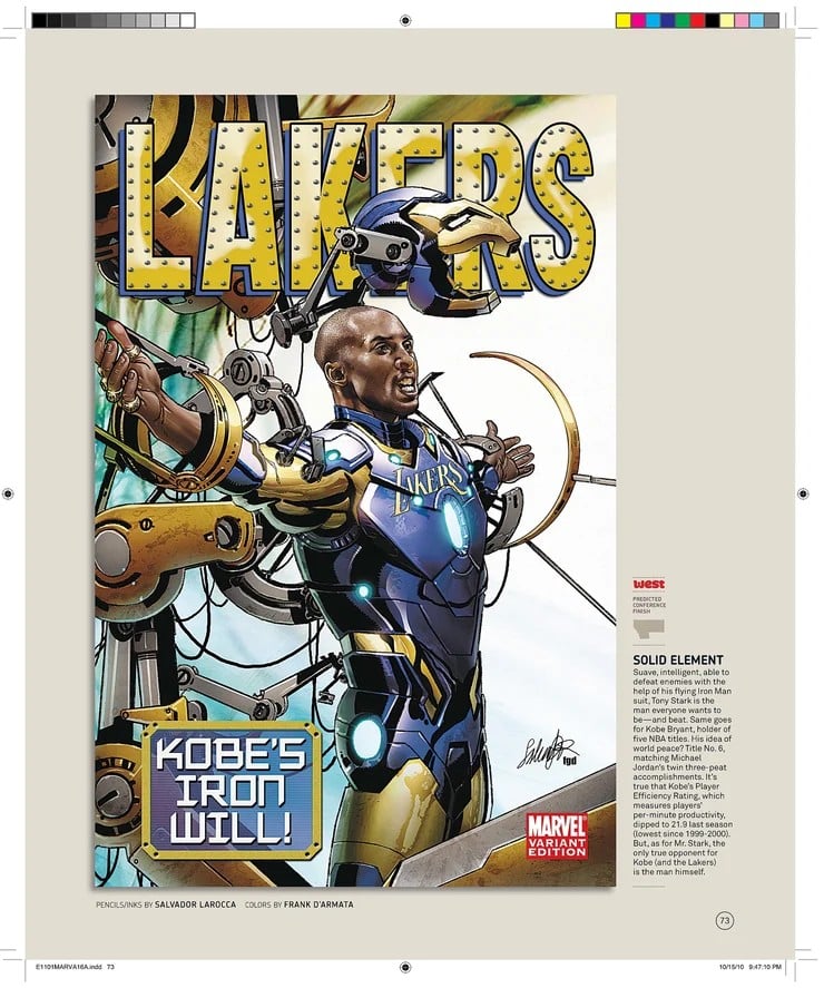 Marvel je dao Kobe Bryantu Infinity Gauntlet & i napravio NBA zvijezdu Iron Manom