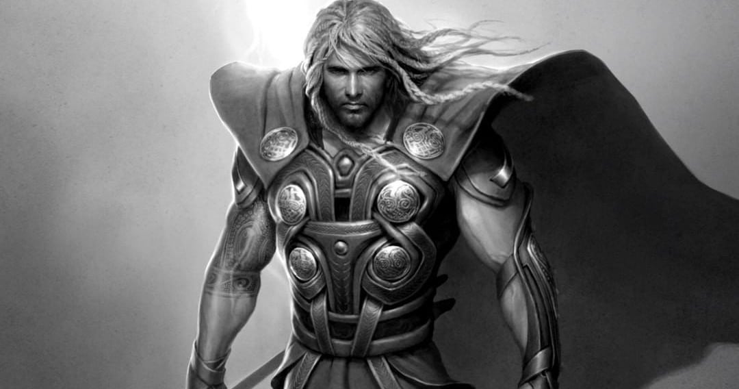 Thor konceptualna umjetnost otkriva jedan od najranijih Marvelovih izgleda za Boga groma