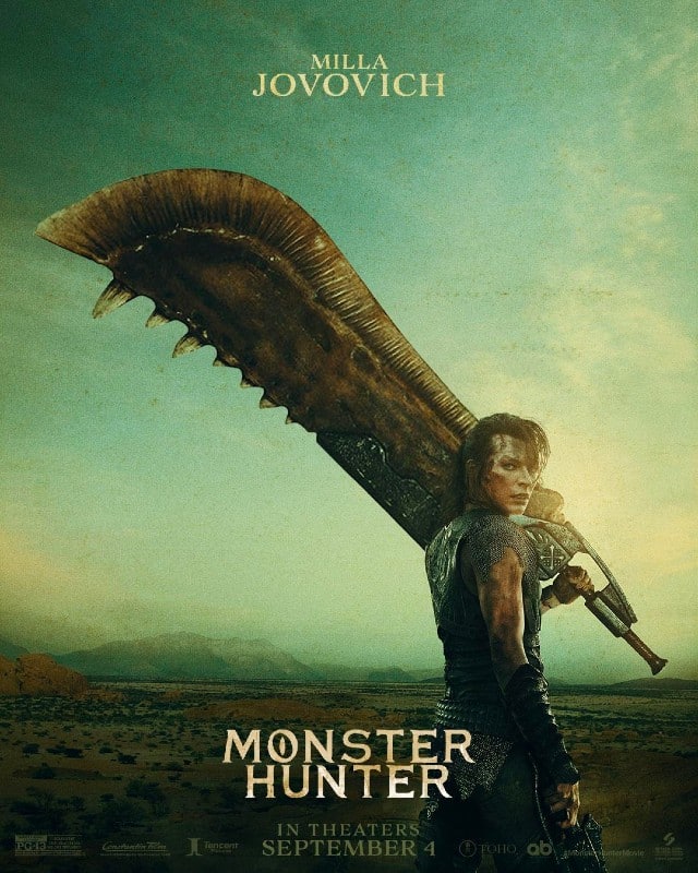 Monster Hunter -stigla nova slika iz filma i poster s Millom Jovovich