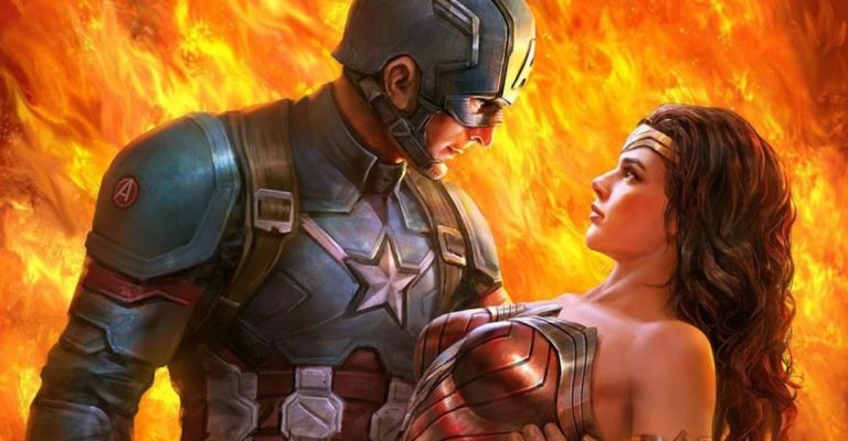 Captain America & Wonder Woman otplesali u odličnom fanovskom DC/Marvel posteru
