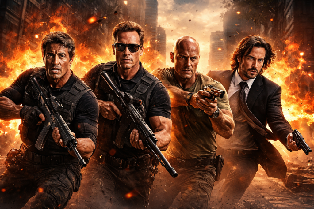 Akcijski glumci koji su obilježili cijelu generaciju Akcijski glumci kao lice ere VHS-a, kina i TV-a